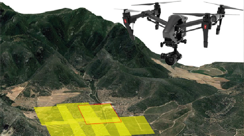 Planeamiento fotogramétrico con dron